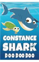 Constance Name: Constance Shark Doo Doo Doo Notebook Journal For Drawing Taking Notes and Writing, Personal Named Firstname Or Surname For Someone Called Constance 