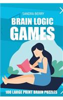 Brain Logic Games: Tripod Sudoku Puzzles - 100 Large Print Brain Puzzles