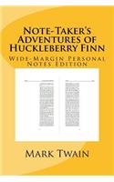 Note-Taker's Adventures of Huckleberry Finn: Wide-Margin Personal Notes Edition