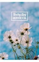 Baby Log Notebook: Wildflower Tracker Book for Newborns, Record Infant's Feeding, Diaper, Sleeping & More