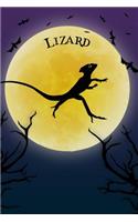 Basilisk Lizard Notebook Halloween Journal
