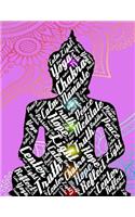 Meditating Buddha Chakras Guitar Tablature Notebook