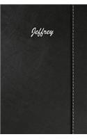 Jeffrey: Blank Cookbook Recipes & Notes Featuring 120 Pages 6x9 Simulated Leather Cover