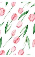 Tulip Notebook: Dot Grid Journal, Softcover (6x9 Inches) with 120 Pages