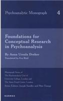 Foundations for Conceptual Research in Psychoanalysis