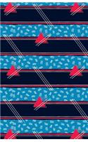 Bullet Journal Abstract Pattern Red Triangles