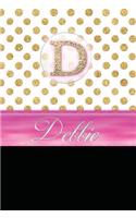 Debbie: Personalized Lined Journal Diary Notebook 150 Pages, 6" X 9" (15.24 X 22.86 CM), Durable Soft Cover