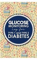 Glucose Monitoring Log for Type 1 and Type 2 Diabetes: Blood Glucose Monitoring Pad, Diabetes Blood Sugar Monitor, Glucose Log Book, Cute Easter Egg Cover(9 Glucose Monitoring Logs for Type 1 and Type 2 Diabetes)