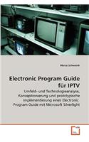 Electronic Program Guide für IPTV