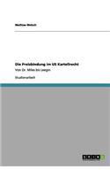 Die Preisbindung Im Us Kartellrecht