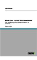 Market-Based View vs. Resource-Based View: Zwei Perspektiven der Strategischen Planung im Vergleich