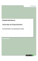 wh-in-situ im Französischen