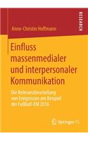 Einfluss massenmedialer und interpersonaler Kommunikation