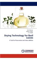 Drying Technology for Basil Leaves