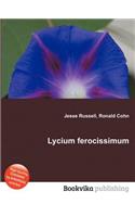 Lycium Ferocissimum
