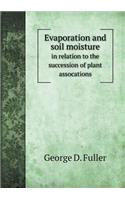 Evaporation and soil moisture in relation to the succession of plant assocations