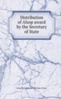 DISTRIBUTION OF ALSOP AWARD BY THE SECR