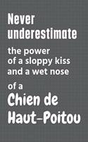 Never underestimate the power of a sloppy kiss and a wet nose of a Chien de Haut-Poitou: For Chien de Haut-Poitou Dog Fans