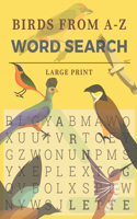 Birds From A-Z Word Search