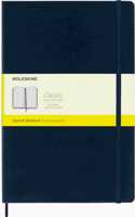 Moleskine Sapphire Blue Notebook Extra Large Squared Hard