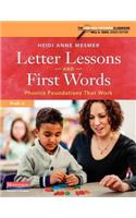 Letter Lessons and First Words