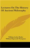 Lectures On The History Of Ancient Philosophy: (English)