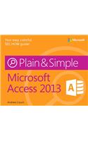 Microsoft Access 2013 Plain & Simple
