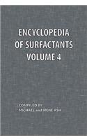 Encyclopedia of Surfactants Volume 4