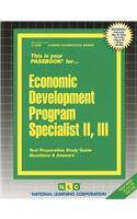 Economic Development Program Specialist II, III: Passbooks Study Guide