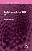 English Verse Satire 1590-1765