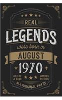 Real Legends were born in August 1970