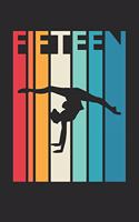 Gymnastics Notebook for 15 Year Old Boys and Girls - Vintage Gymnastics Journal - 15th Birthday Gift for Gymnast Diary: Medium College-Ruled Journey Diary, 110 page, Lined, 6x9 (15.2 x 22.9 cm)