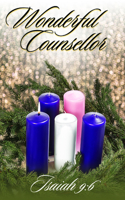 Wonderful Counsellor Bulletin (Pkg 100) Advent