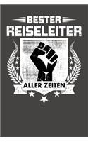 Bester Reiseleiter aller Zeiten: Punktiertes Notizbuch mit 120 Seiten - 15x23cm
