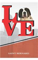 Saint Bernard: Dog Love Park Blank Comic Book Journal Notebook Book Is 120 Pages 6x9