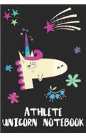 Athlete Unicorn Notebook