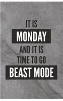 It Is Monday And It Is Time To Go BEAST MODE