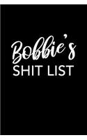 Bobbie's Shit List