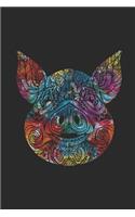 Ethnic Pig Color: Pigs Notebook, Blank Lined (6 x 9 - 120 pages) Animal Themed Notebook for Daily Journal, Diary, and Gift