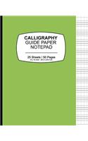 Calligraphy Guide Paper Notepad