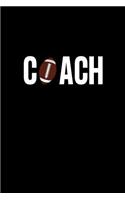 Coach: Small Notebook/Journal 6inX9in A5 120 pages Wide lined