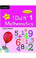 'I Did It' Mathematics Level 1 Student's Book: (I Did It' Mathematics)