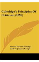 Coleridge's Principles Of Criticism (1895)