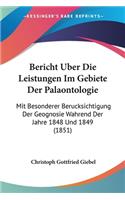 Bericht Uber Die Leistungen Im Gebiete Der Palaontologie