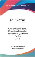 Le Directoire