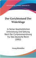 Der Gerichtsstand Der Widerklage