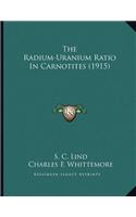 The Radium-Uranium Ratio In Carnotites (1915)