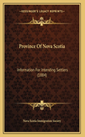 Province Of Nova Scotia