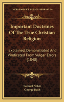 Important Doctrines Of The True Christian Religion: Explained, Demonstrated And Vindicated From Vulgar Errors (1848)