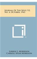 Journal of the West, V2, No. 4, October, 1963